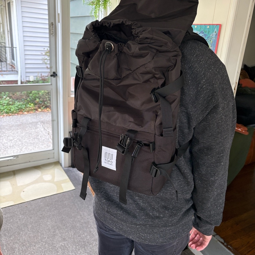 Topo Designs rover pack classic Black Backpack - Picture 7 of 10
